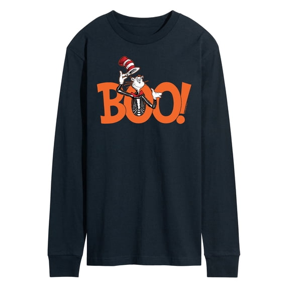 Dr. Seuss - Boo Cat - Men's Long Sleeve T-Shirt