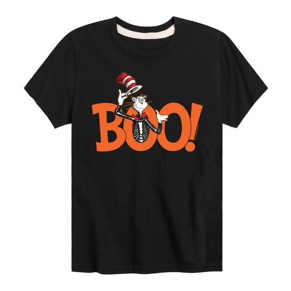 Dr. Seuss - Cat in the Hat Boo Cat - Toddler And Youth Short Sleeve Graphic T-Shirt