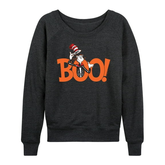 Dr. Seuss - Boo Cat - Women's Lightweight French Terry Pullover