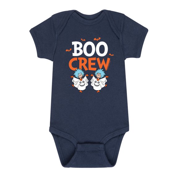 Dr. Seuss - Boo Crew Thing 1 and Thing 2 - Infant Baby One Piece