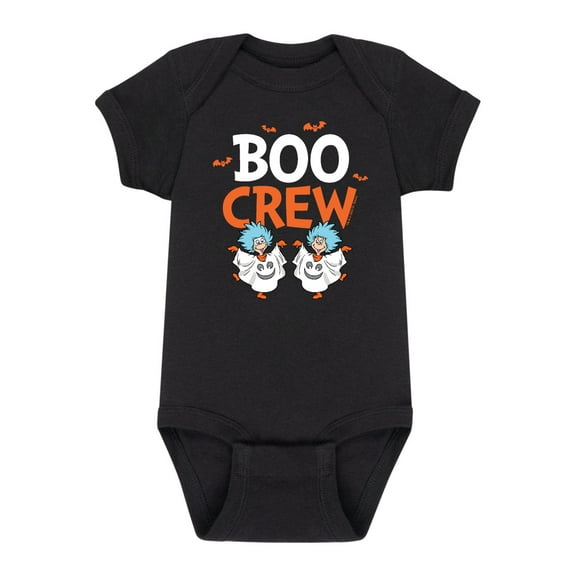 Dr. Seuss - Boo Crew Thing 1 and Thing 2 - Infant Baby One Piece