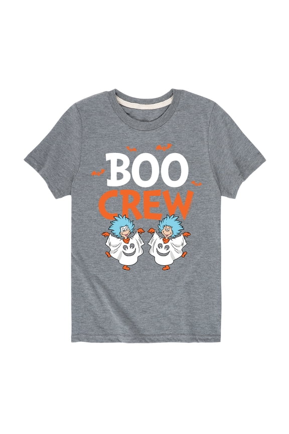 - Boo Crew Thing 1 and 2 - Toddler And Youth Short Sleeve Graphic T-Shirt