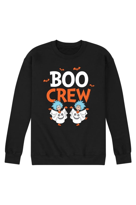 - Boo Crew Thing 1 and Thing 2 - Men's Crew Neck Fleece Pullover