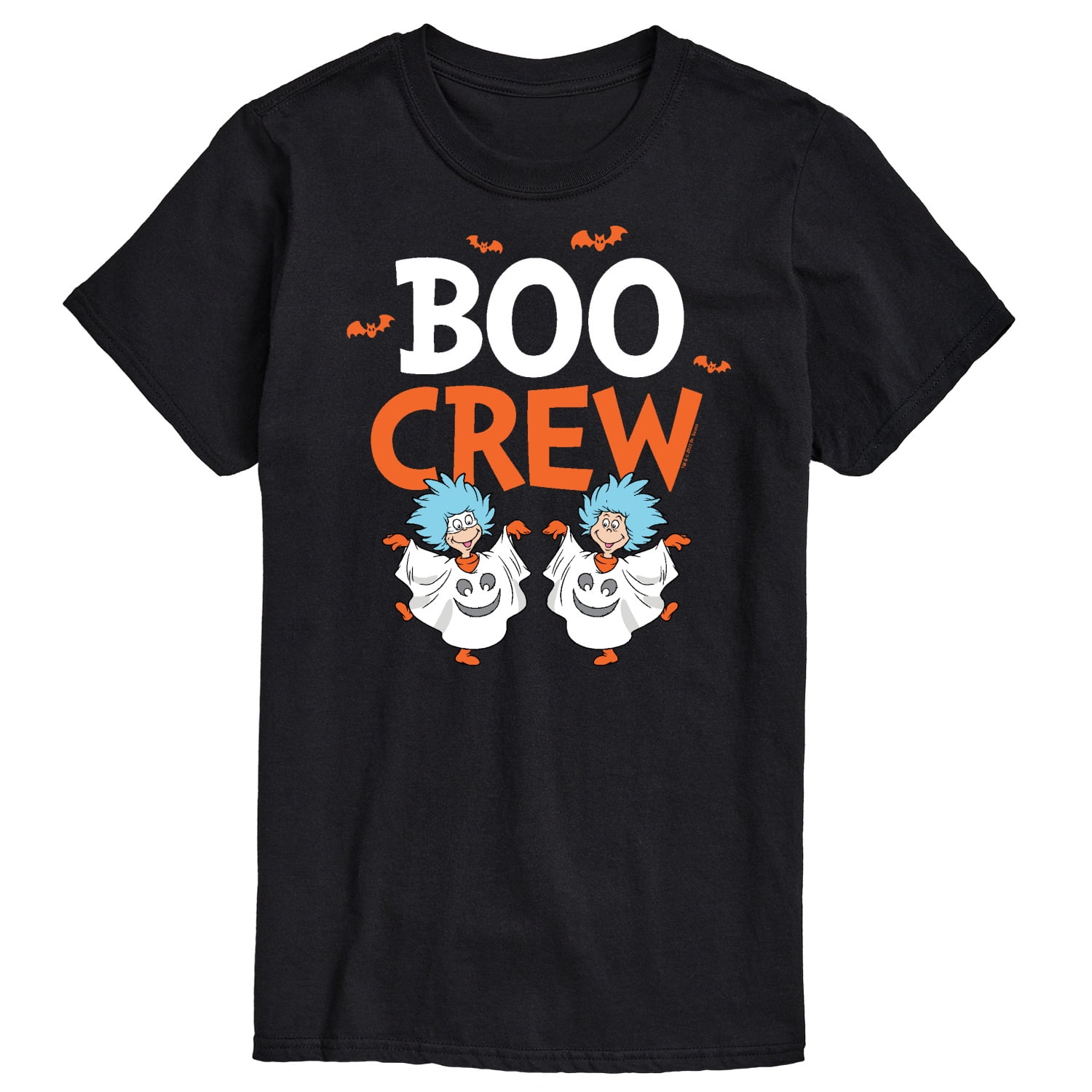 Dr. Seuss - Boo Crew Thing 1 and Thing 2 - Men's Short Sleeve Graphic T ...