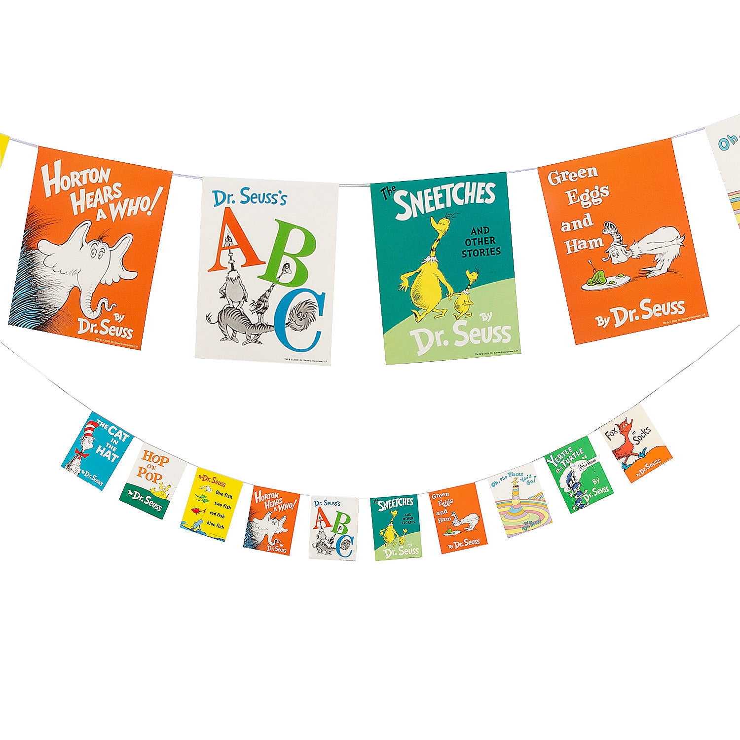 Dr. Seuss™ Book Cover Garland - Walmart.com