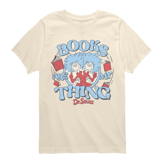 Dr. Seuss - Books Are My Thing Short Sleeve Graphic T-Shirt