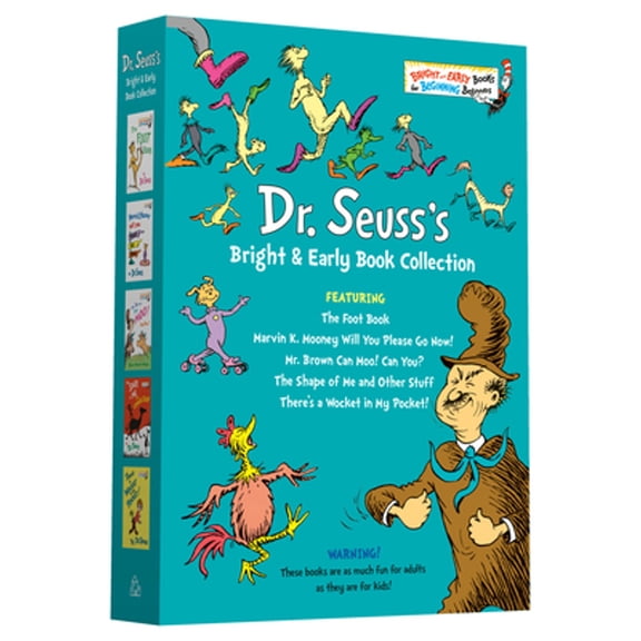 Pre-Owned Dr. Seuss Bright & Early Book Boxed Set Collection: The Foot Book; Marvin K. Mooney Will You Please (Hardcover) by Dr Seuss