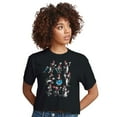 thumbnail image 1 of Dr. Seuss - Cat in the Hat Grid - Juniors Cropped Cotton Blend T-Shirt, 1 of 6