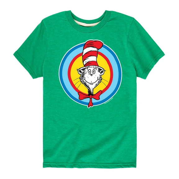 Dr. Seuss - Cat In Hat Smile - Toddler And Youth Short Sleeve Graphic T-Shirt
