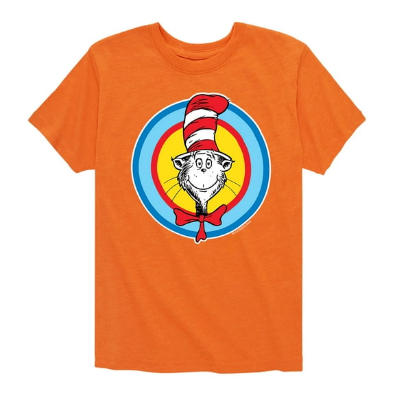 Dr. Seuss - Cat In Hat Smile - Toddler And Youth Short Sleeve Graphic T-Shirt
