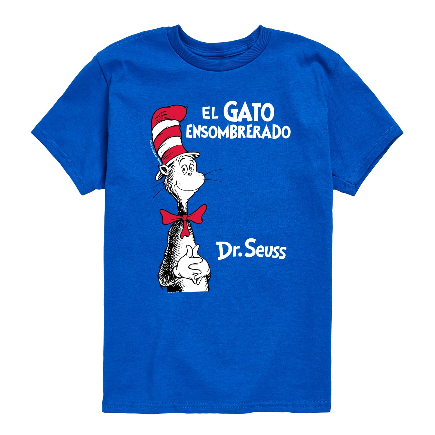 Dr. Seuss Cat In Hat Spanish Boys Toddler And Youth Short Sleeve