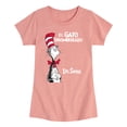 thumbnail image 1 of Dr. Seuss - Cat In Hat Spanish  - Girls Toddler And Youth Fitted Short Sleeve Tee, 1 of 6