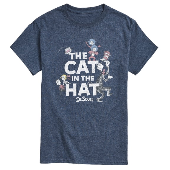 The Cat in the Hat - Cat & Friends Tonal - Men's Short Sleeve Graphic T-Shirt