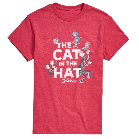 The Cat in the Hat - Cat & Friends Tonal - Men's Short Sleeve Graphic T-Shirt
