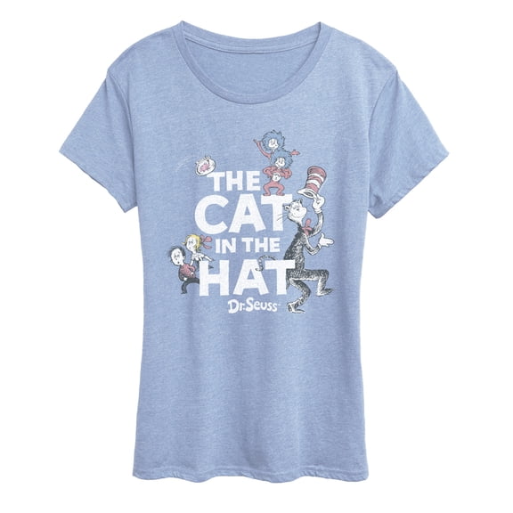 The Cat in the Hat - Cat & Friends Tonal - Women's Short Sleeve Graphic T-Shirt