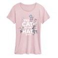 thumbnail image 1 of The Cat in the Hat - Cat & Friends Tonal - Women's Short Sleeve Graphic T-Shirt, 1 of 3