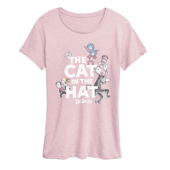 The Cat in the Hat - Cat & Friends Tonal - Women's Short Sleeve Graphic T-Shirt
