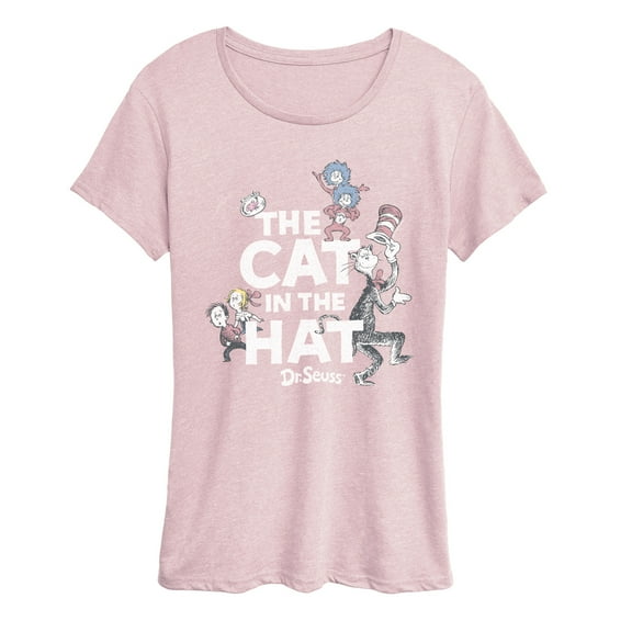 The Cat in the Hat - Cat & Friends Tonal - Women's Short Sleeve Graphic T-Shirt
