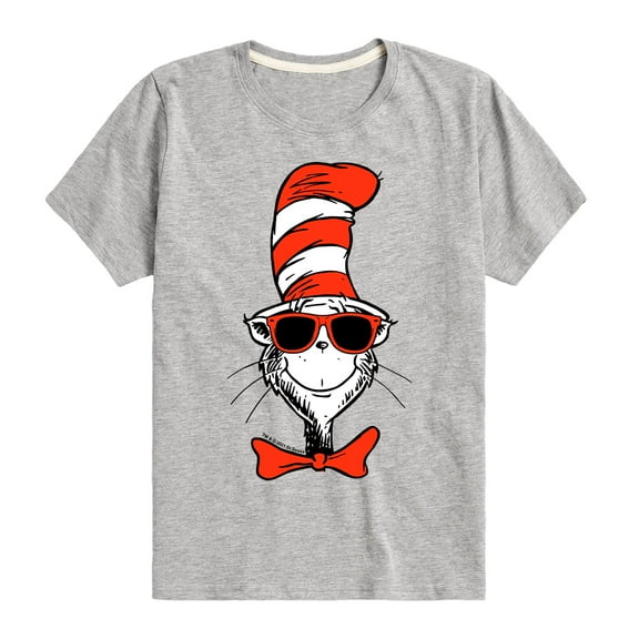 Dr. Seuss - Cat In The Hat Cool Shades - Toddler And Youth Short Sleeve Graphic T-Shirt