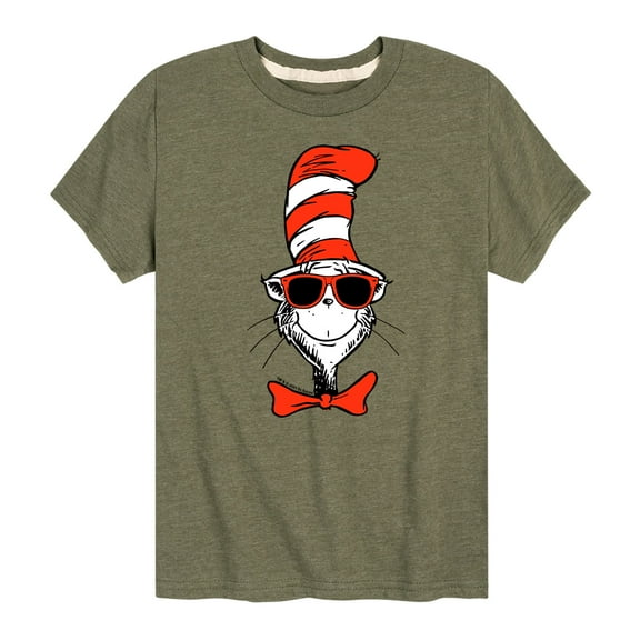 Dr. Seuss - Cat In The Hat Cool Shades - Toddler And Youth Short Sleeve Graphic T-Shirt