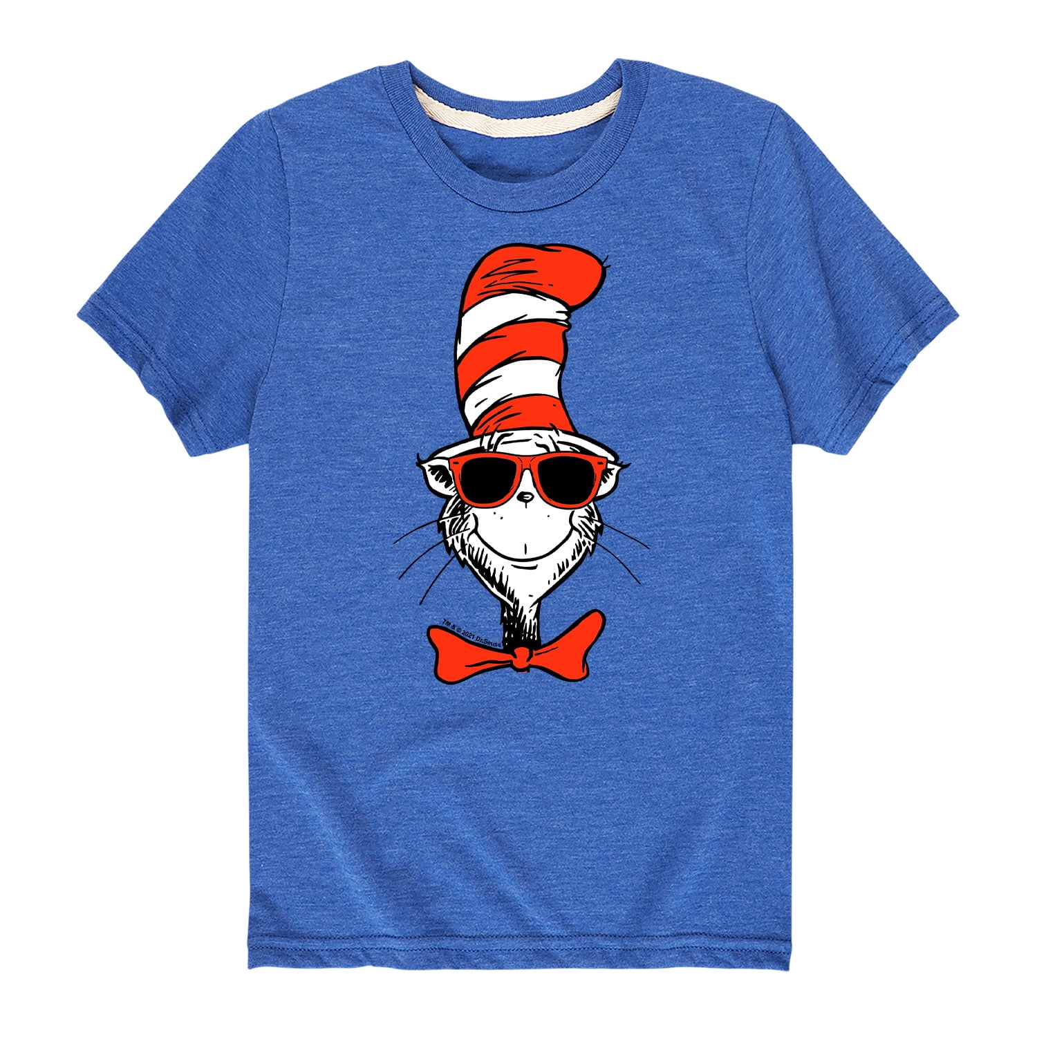 Dr. Seuss - Cat In The Hat Cool Shades - Toddler And Youth Short Sleeve ...