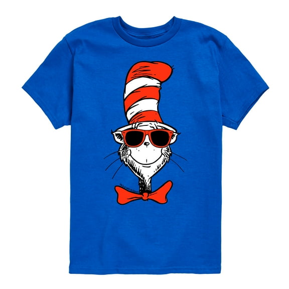 Dr. Seuss - Cat In The Hat Cool Shades - Toddler And Youth Short Sleeve Graphic T-Shirt