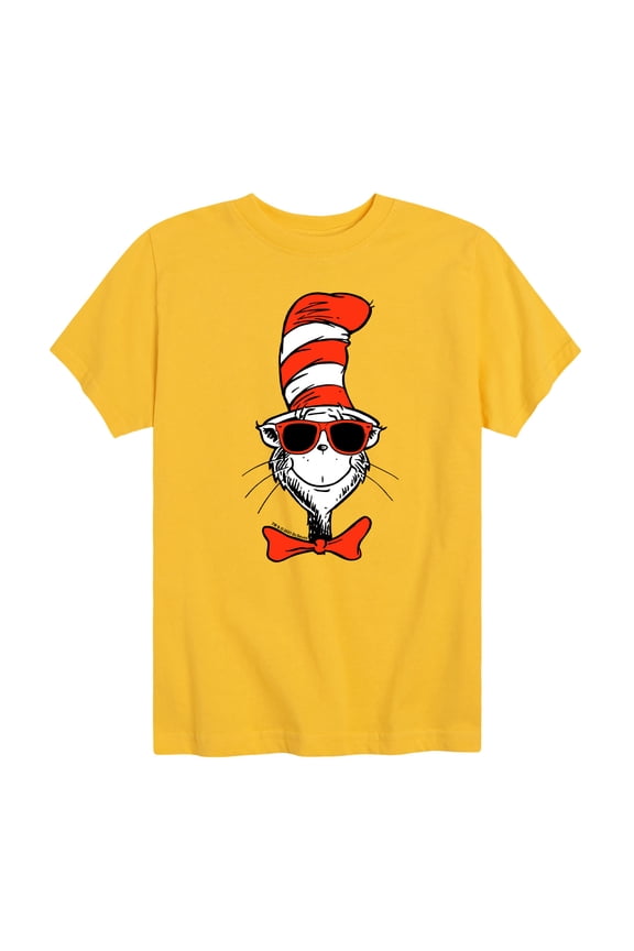 - Cat In The Hat Cool Shades - Toddler And Youth Short Sleeve Graphic T-Shirt
