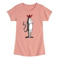 thumbnail image 1 of Dr. Seuss - Cat In The Hat Costume - Girls Toddler And Youth Fitted Short Sleeve Tee, 1 of 6