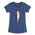 thumbnail image 1 of Dr. Seuss - Cat In The Hat Costume - Girls Toddler And Youth Fitted Short Sleeve Tee, 1 of 6
