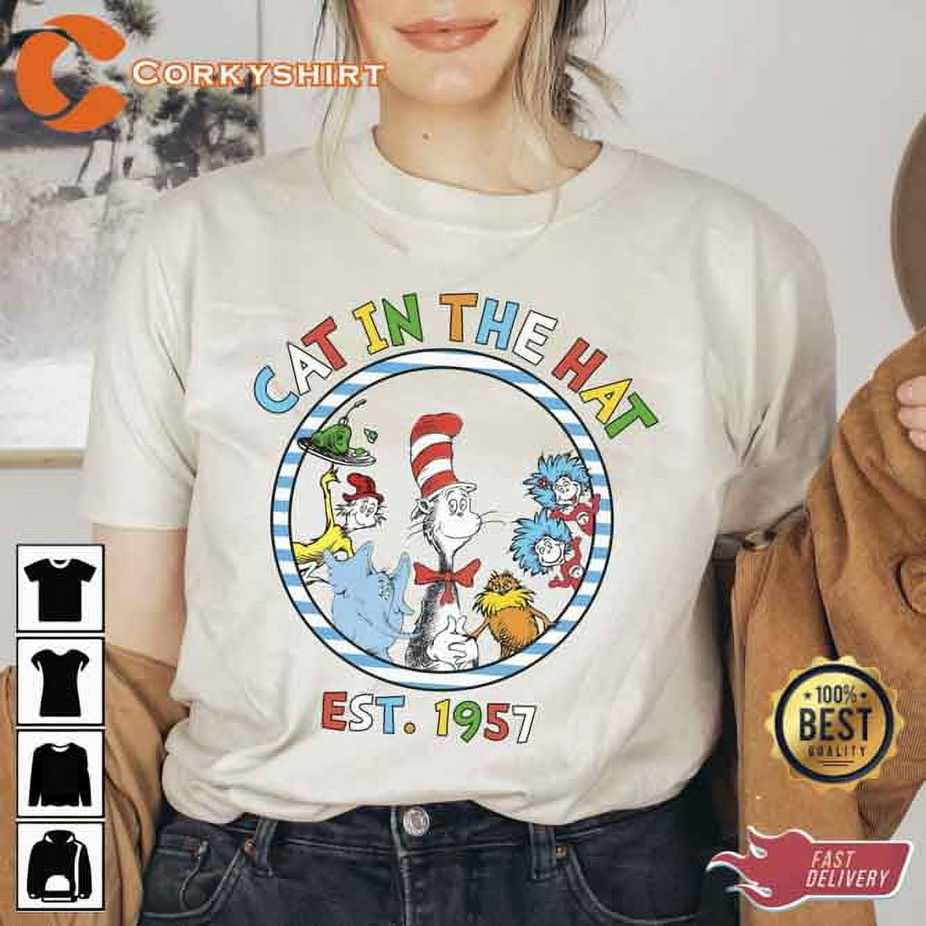 Dr Seuss Cat In The Hat Est 1957 Shirt