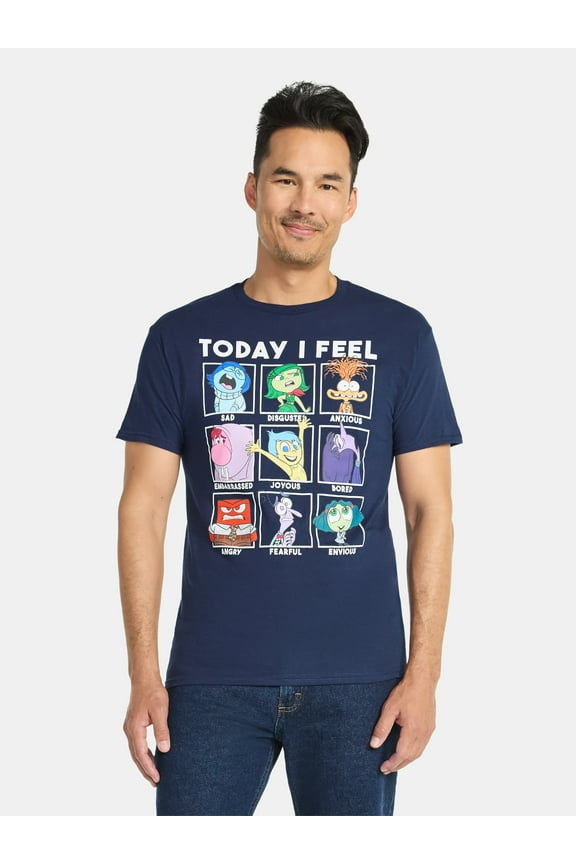 Men's and Big Men's Today I Feel Graphic Tee, Sizes S-3XL