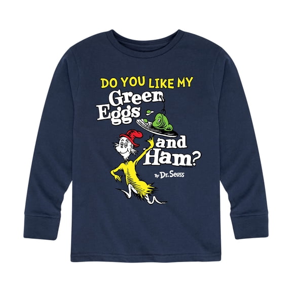 Dr. Seuss - Cat In The Hat - Toddler And Youth Long Sleeve Graphic T-Shirt