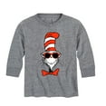 thumbnail image 1 of Dr. Seuss - Cat In The Hat - Toddler And Youth Long Sleeve Graphic T-Shirt, 1 of 6