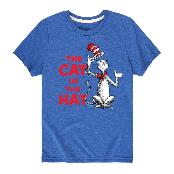 Dr. Seuss - Cat In The Hat - Toddler And Youth Short Sleeve Graphic T-Shirt