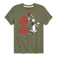 thumbnail image 1 of Dr. Seuss - Cat In The Hat - Toddler And Youth Short Sleeve Graphic T-Shirt, 1 of 6