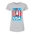 thumbnail image 1 of Dr. Seuss - Cat In The Hat USA - Juniors Fitted Graphic T-Shirt, 1 of 6
