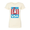 thumbnail image 1 of Dr. Seuss - Cat In The Hat USA - Juniors Fitted Graphic T-Shirt, 1 of 6