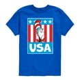 thumbnail image 1 of Dr. Seuss - Cat In The Hat USA - Toddler And Youth Short Sleeve Graphic T-Shirt, 1 of 5