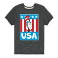 thumbnail image 1 of Dr. Seuss - Cat In The Hat USA - Toddler And Youth Short Sleeve Graphic T-Shirt, 1 of 5