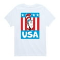 thumbnail image 1 of Dr. Seuss - Cat In The Hat USA - Toddler And Youth Short Sleeve Graphic T-Shirt, 1 of 5
