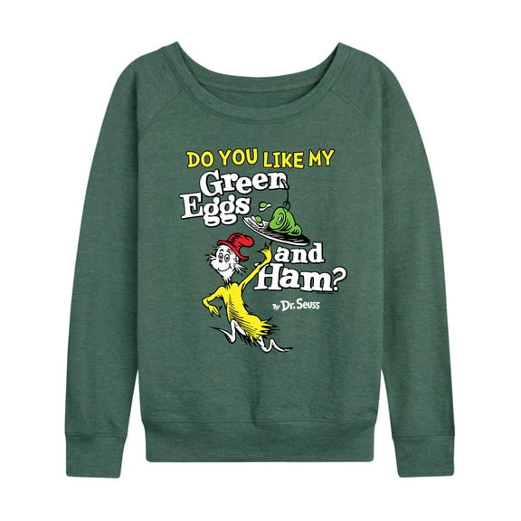 Dr. Seuss - Cat In The Hat - Women's Lightweight French Terry Long Sleeve Shirt
