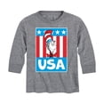 thumbnail image 1 of Dr. Seuss - Cat In the Hat USA - Toddler And Youth Long Sleeve Graphic T-Shirt, 1 of 5