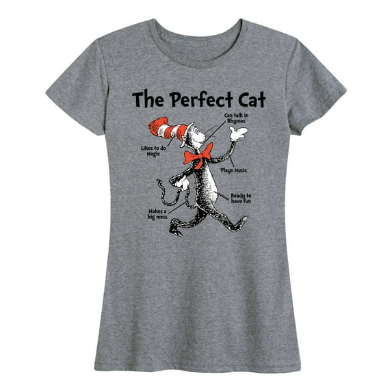 Dr. Seuss - Cat In the Hat - Women's Short Sleeve Graphic T-Shirt