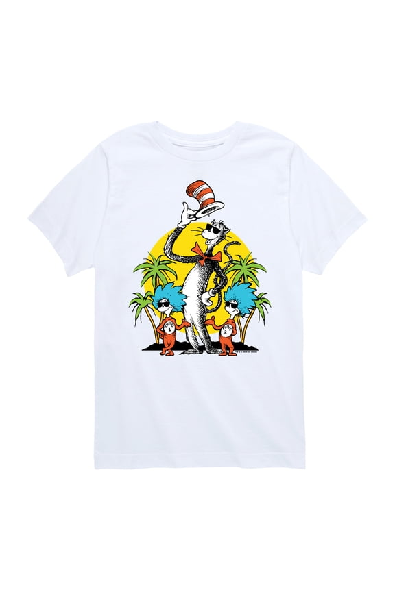 - Cat Things Summer - Boys Toddler And Youth Short Sleeve Tee