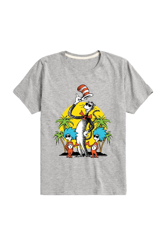 - Cat Things Summer - Boys Toddler And Youth Short Sleeve Tee