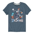 thumbnail image 1 of Dr. Seuss - Cat and the Hat and Thing 1 and Thing 2- Toddler And Youth Short Sleeve Graphic T-Shirt, 1 of 6
