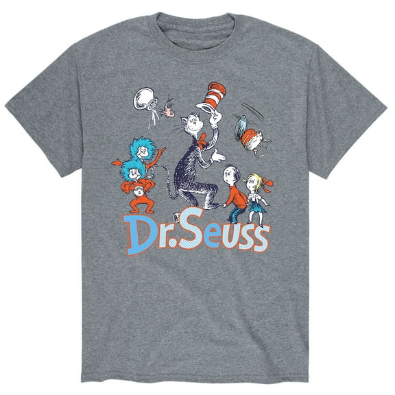 Dr. Seuss - Cat in The Hat - Men's Short Sleeve Graphic T-Shirt