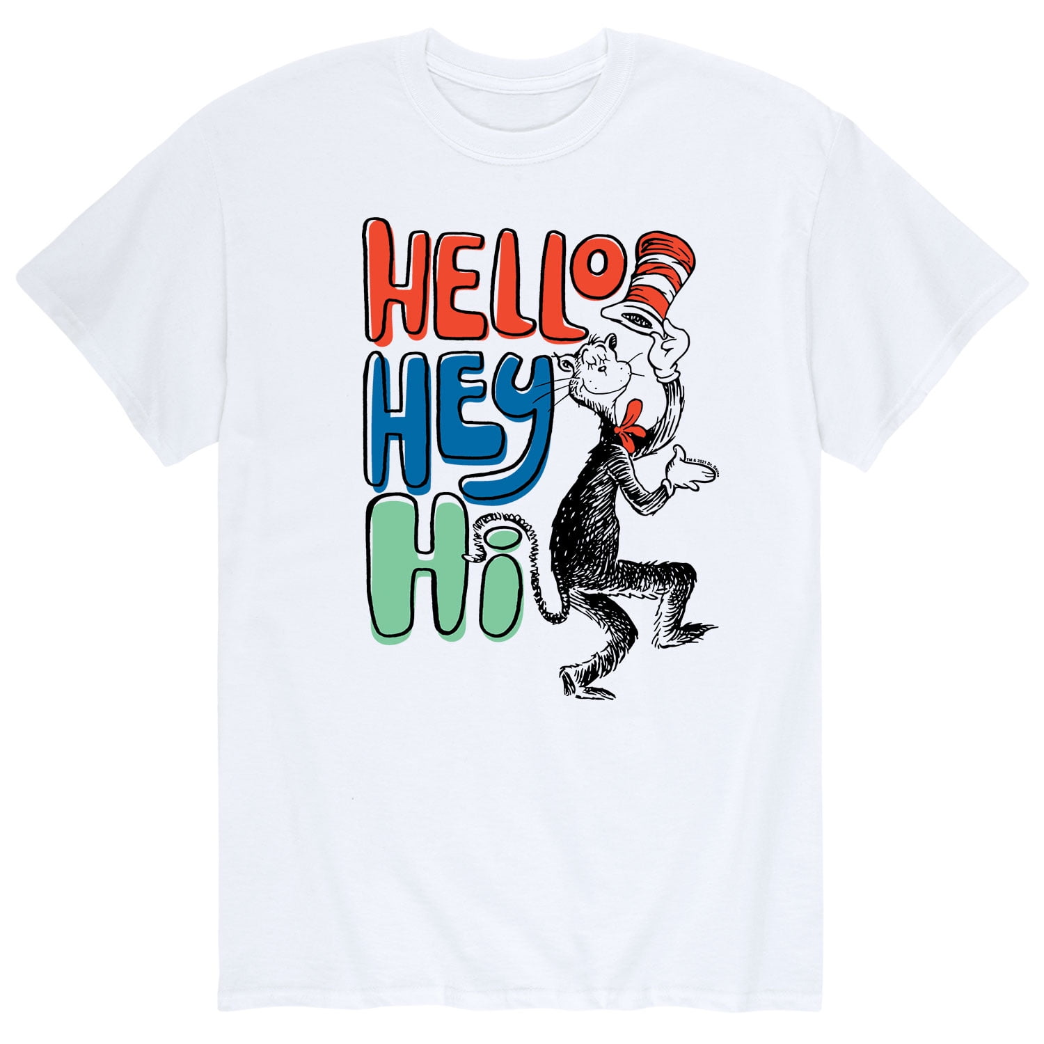 Cat in the clearance hat t shirts adults