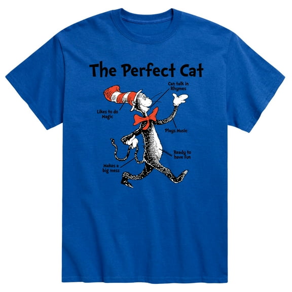 Dr. Seuss - Cat in The Hat - Men's Short Sleeve Graphic T-Shirt