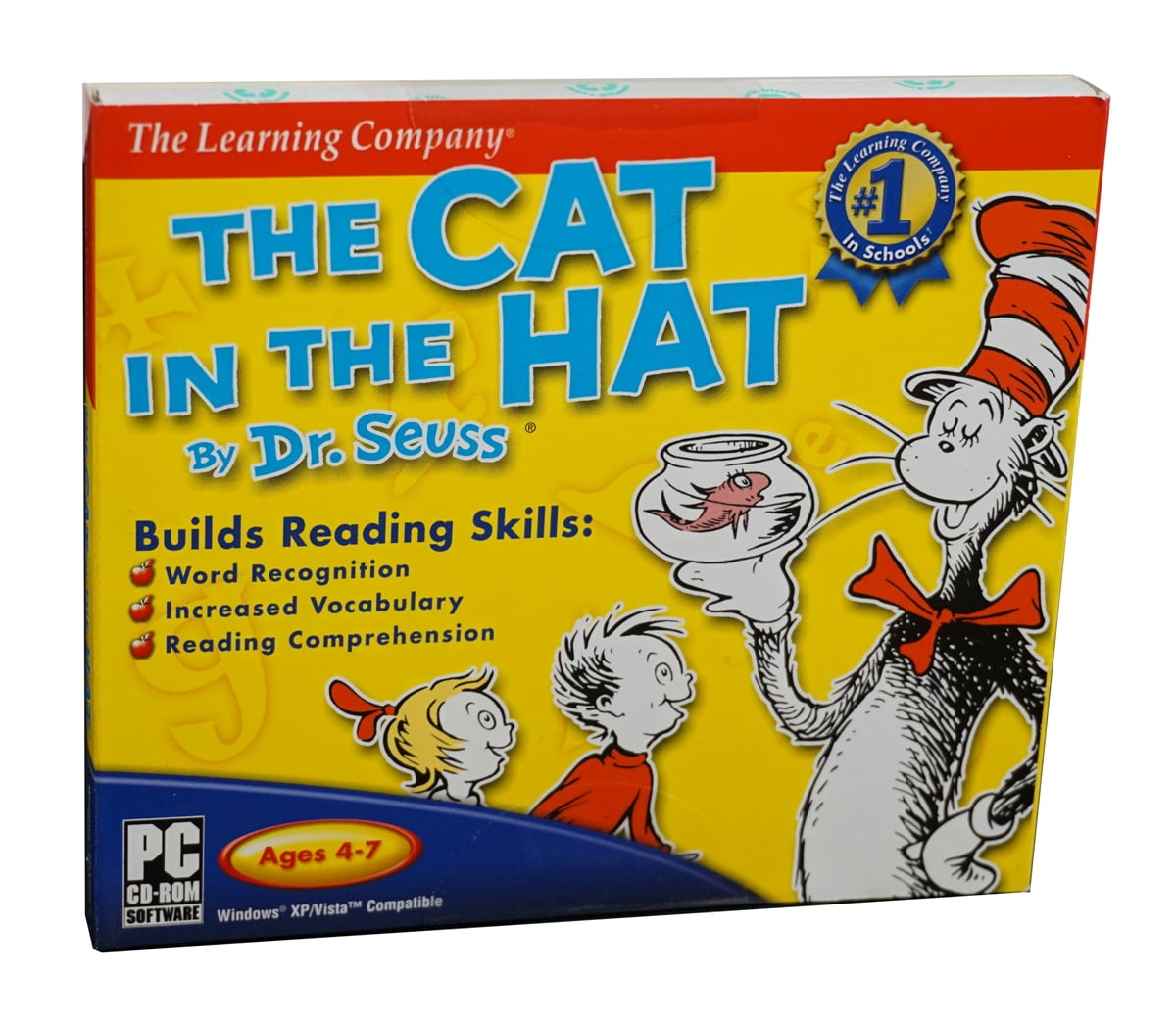 Dr. Seuss Cat in the Hat PC Game - Builds Reading Skills: Word Recognition, Increased Vocabulary & Reading Comprehension